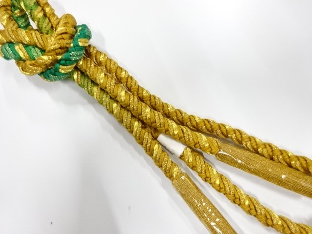 未使用品　正絹　手組帯締め